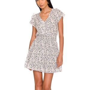 Heartloom floral dress with cinch waist